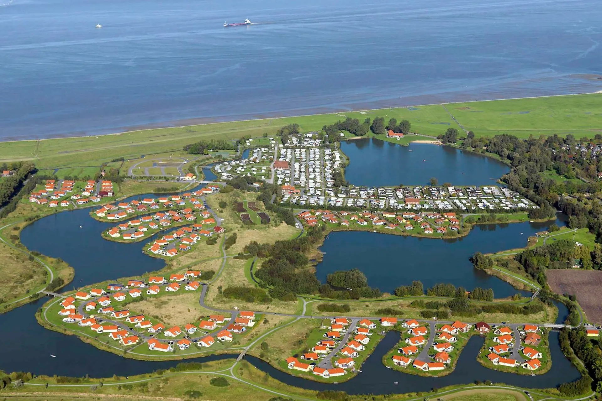 Uitzicht op het water