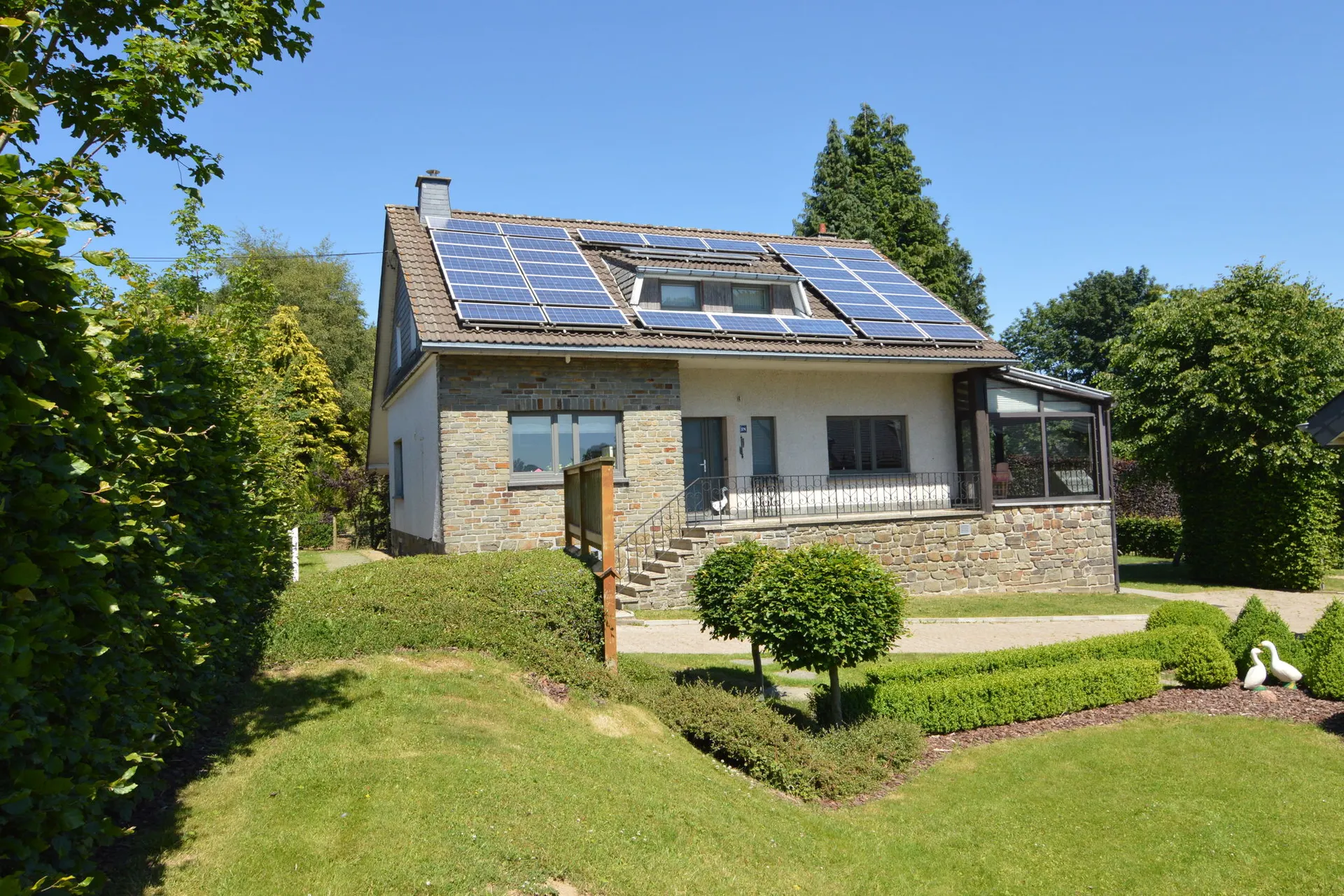 Exterieur vakantiehuis (zomer)