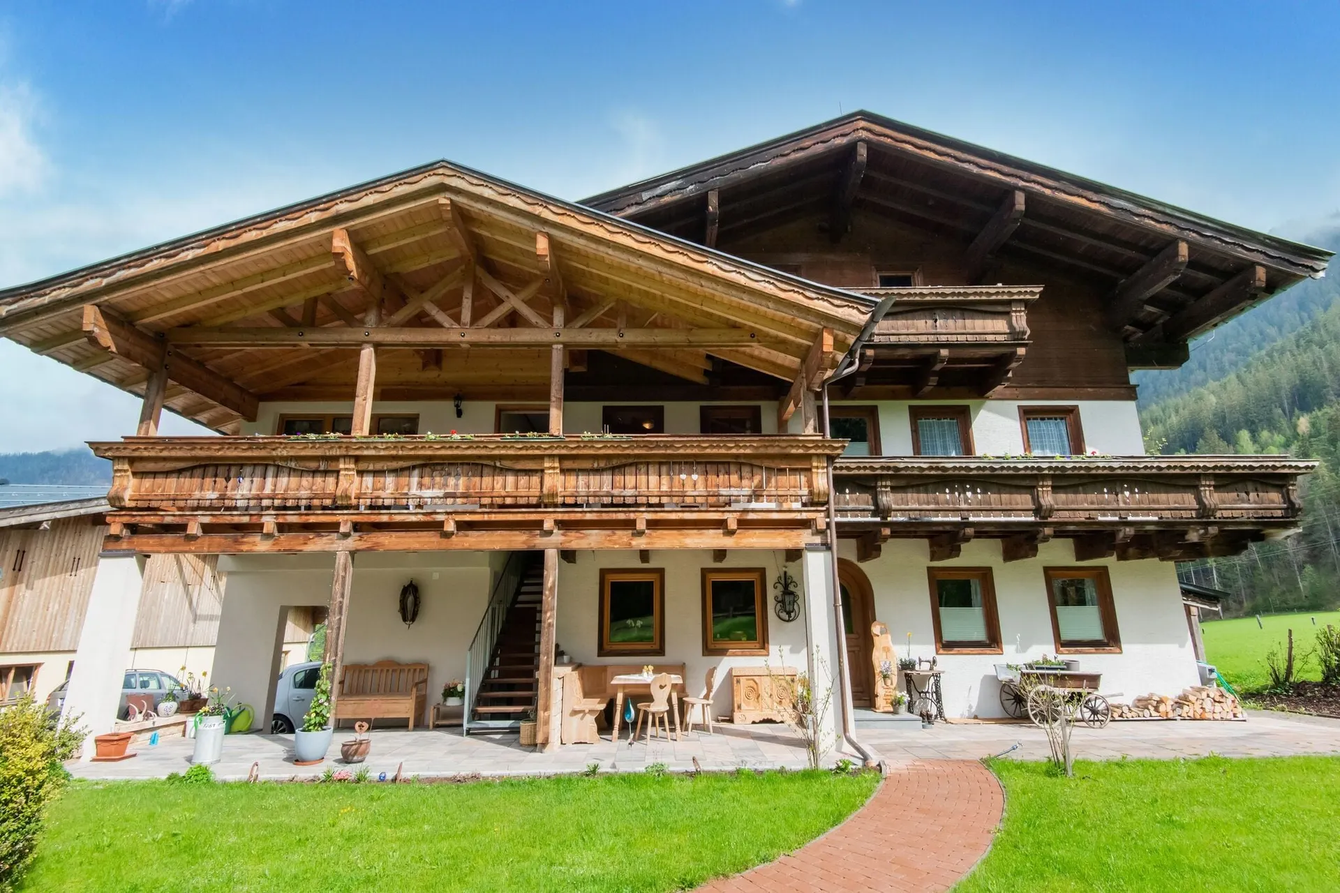 Exterieur vakantiehuis (zomer)