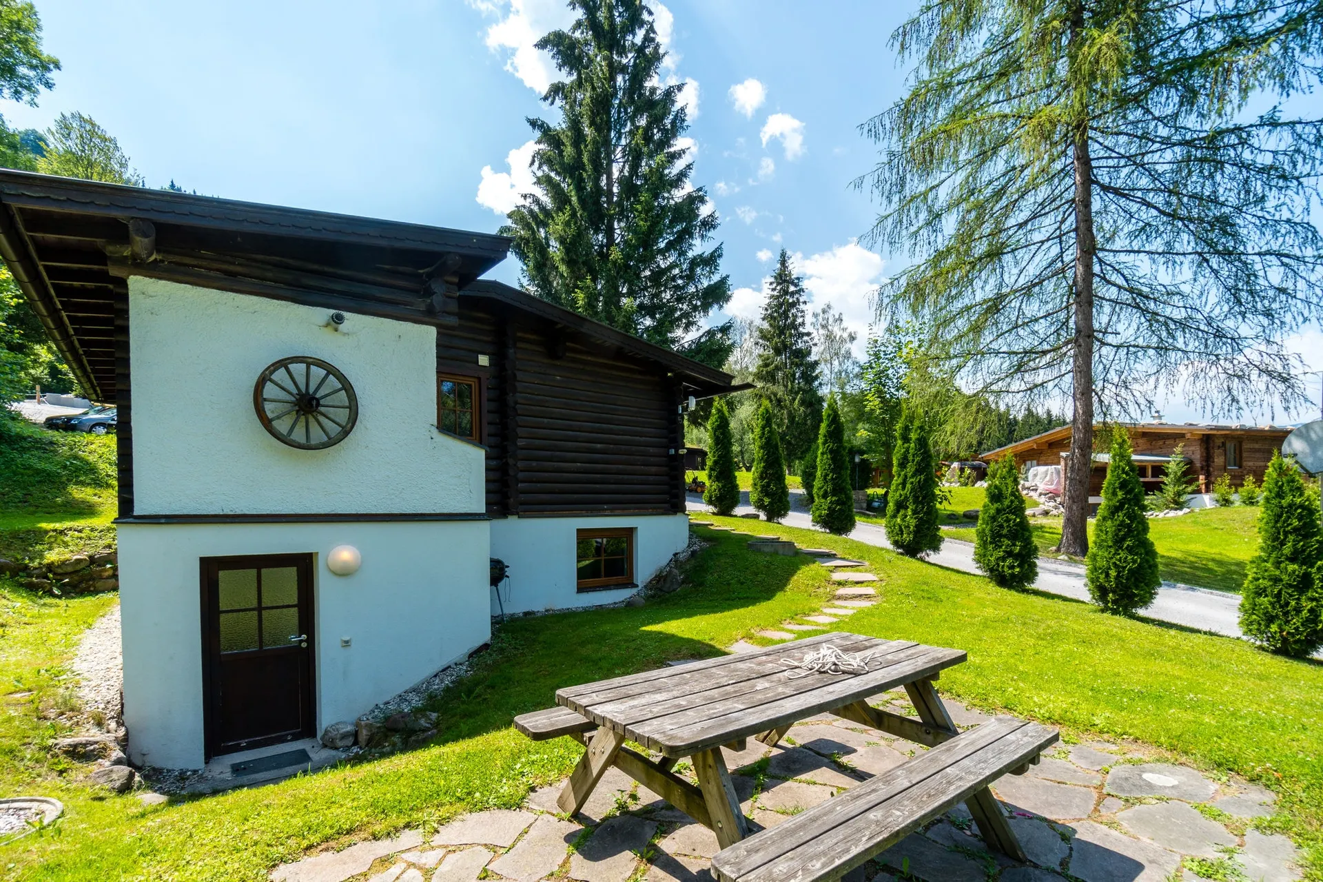 Exterieur vakantiehuis (zomer)