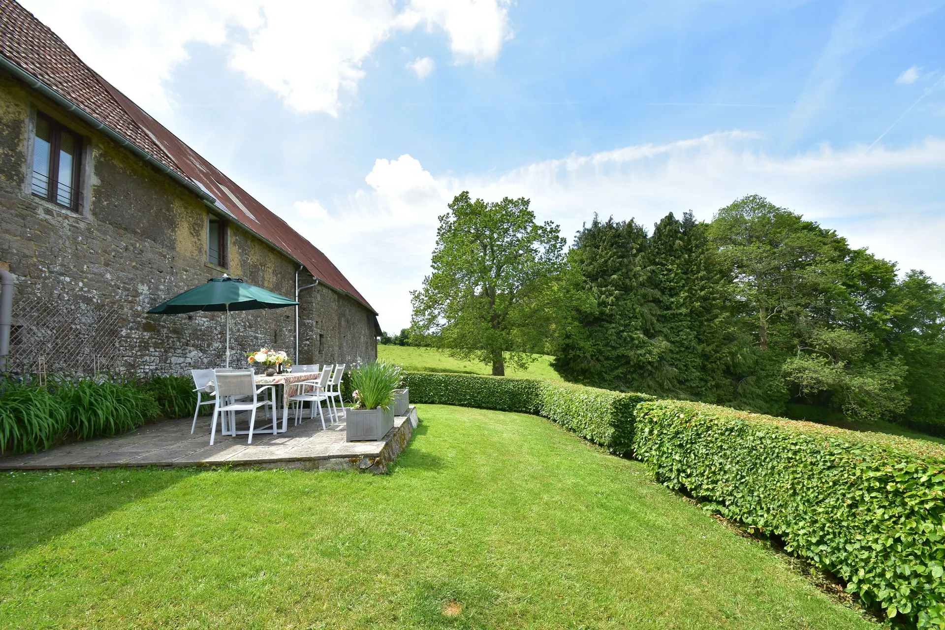 Exterieur vakantiehuis (zomer)