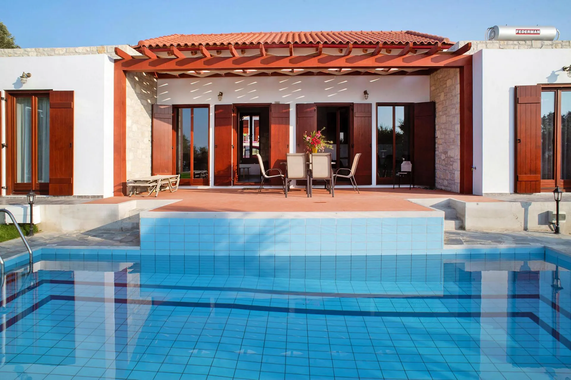 Piscine maison de vacances