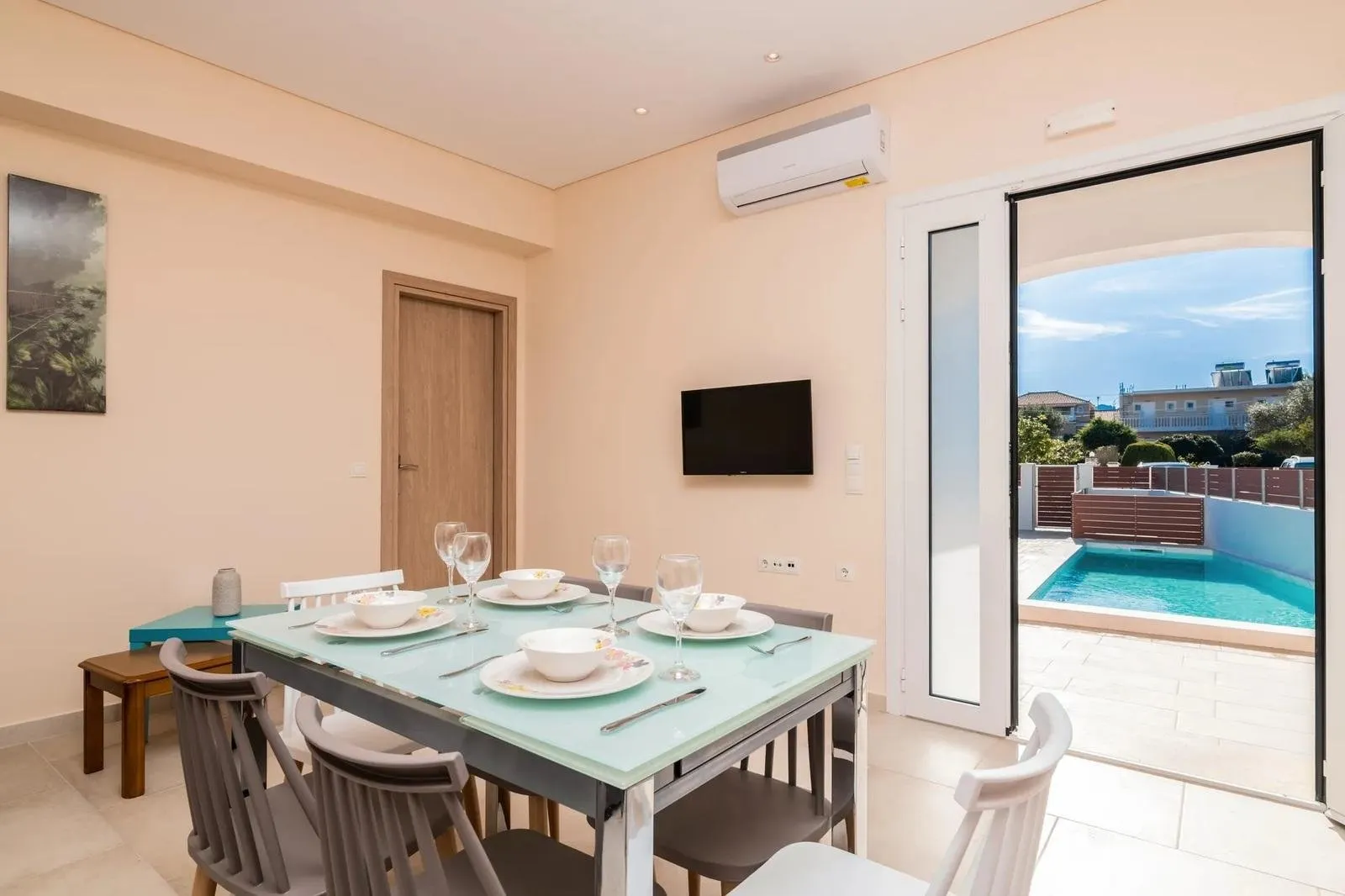 Villa Ocean Pool - woonkamer en keuken