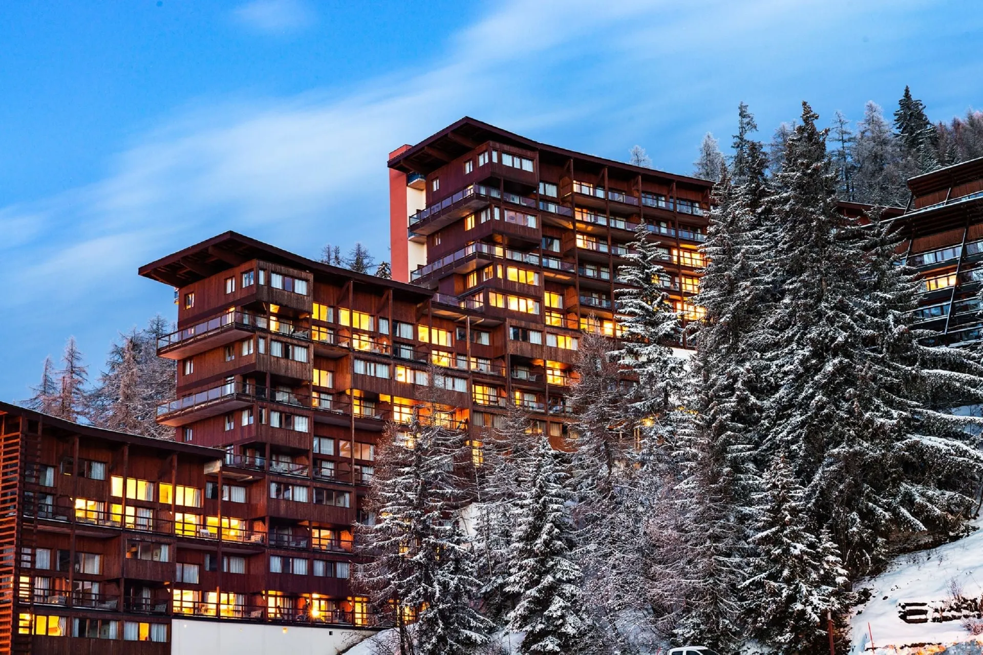 Extérieur maison de vacances (hiver)