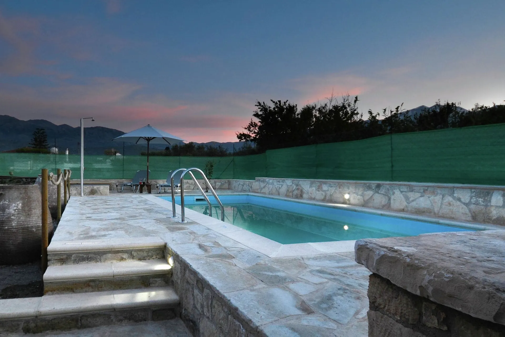 Piscine maison de vacances