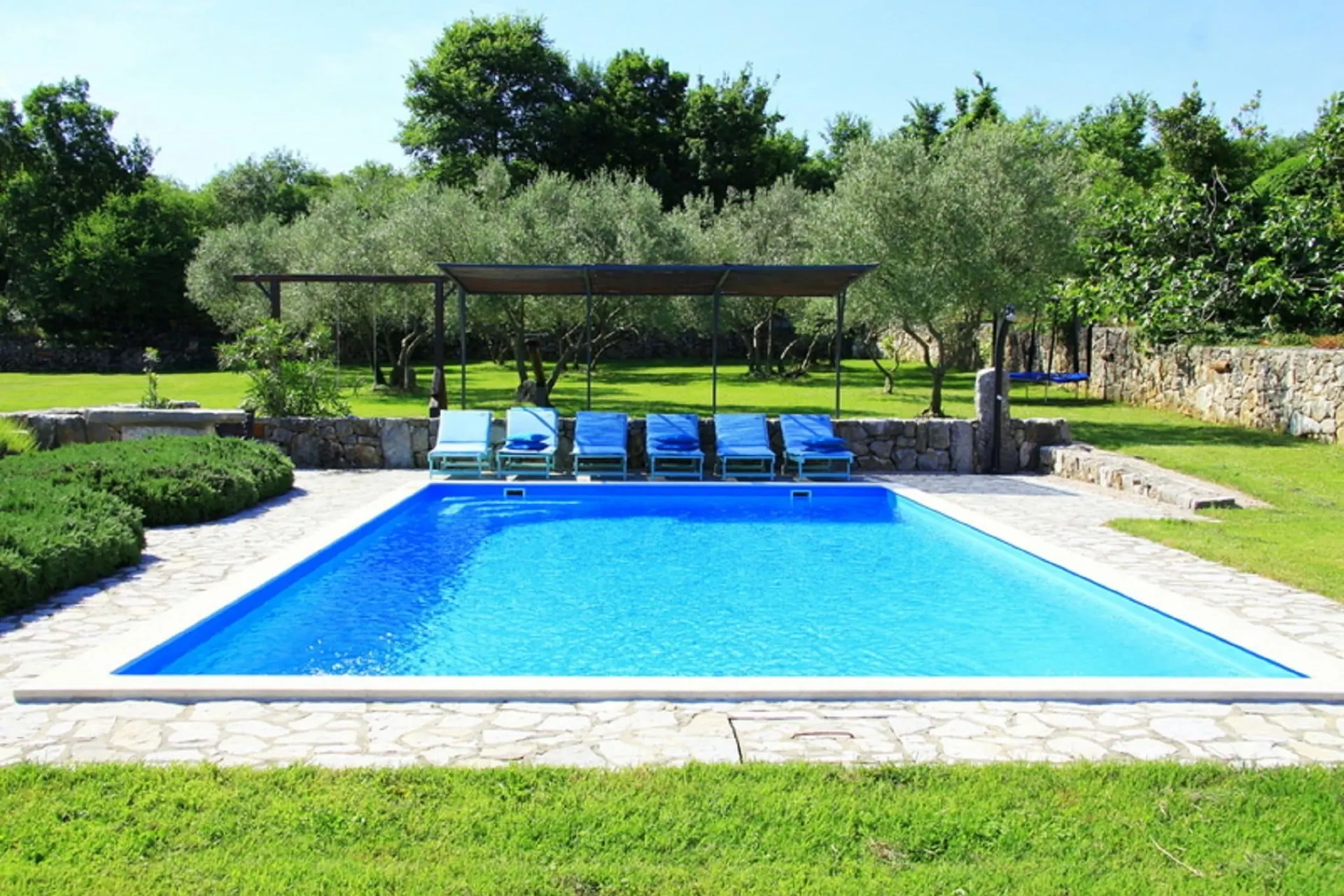 Piscine maison de vacances