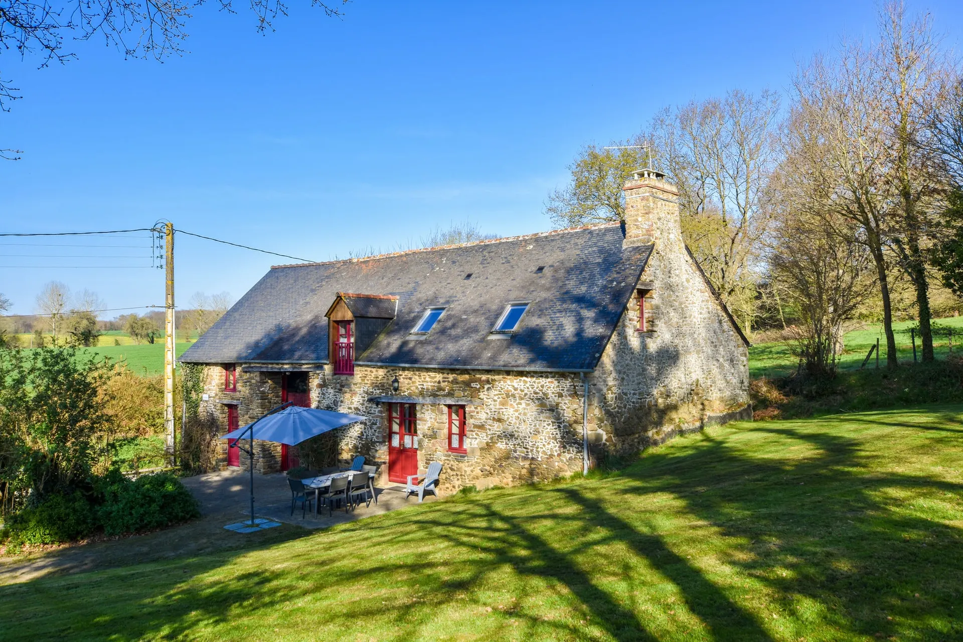 Extérieur maison de vacances (été)