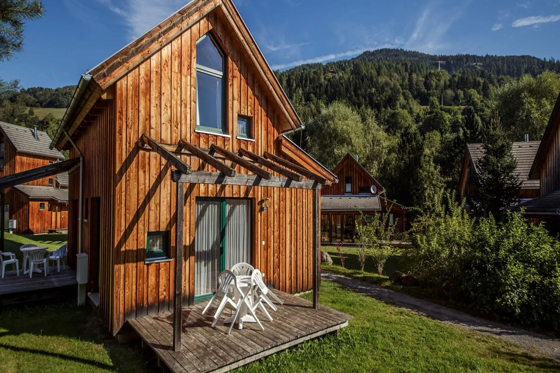 Exterieur vakantiehuis (zomer)