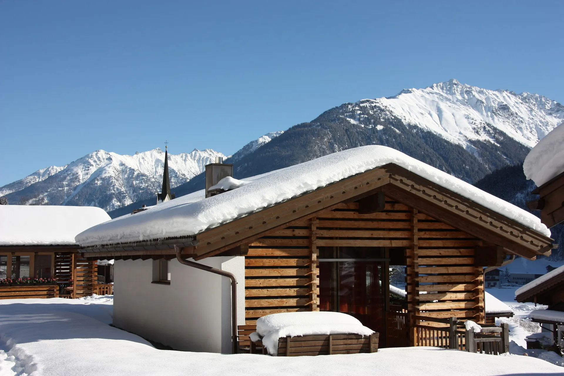 Extérieur maison de vacances (hiver)
