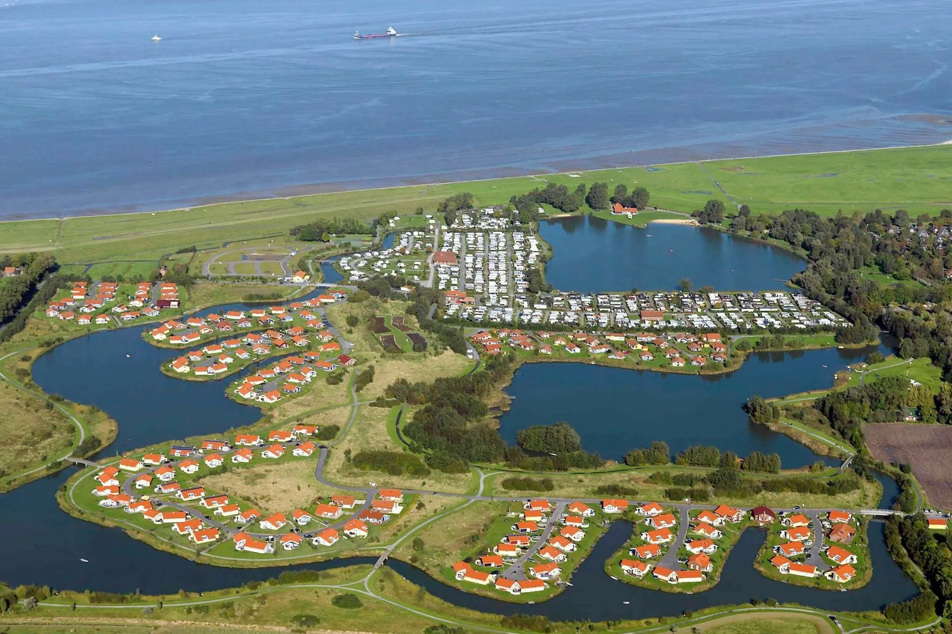 Uitzicht op het water