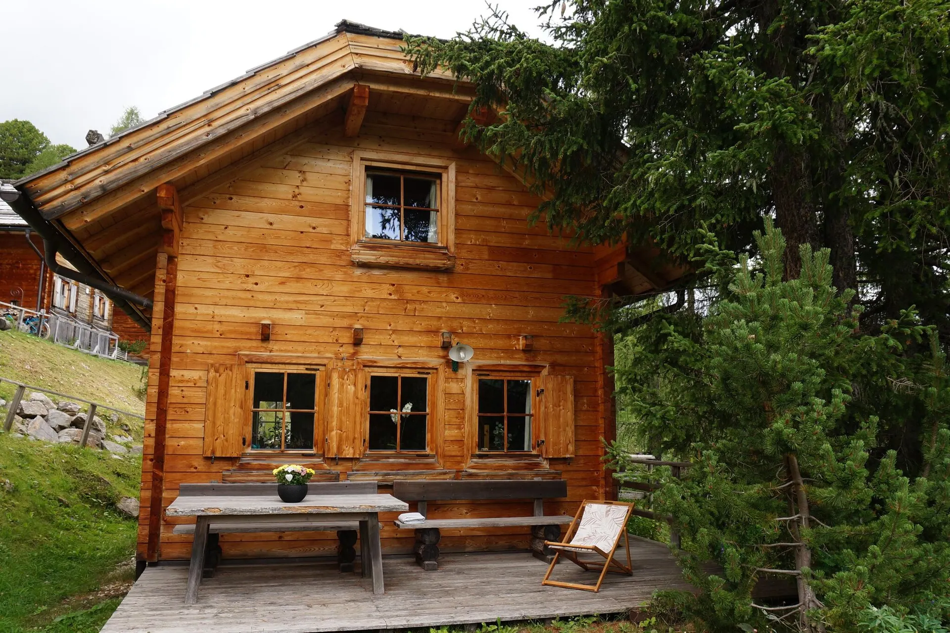 Exterieur vakantiehuis (zomer)