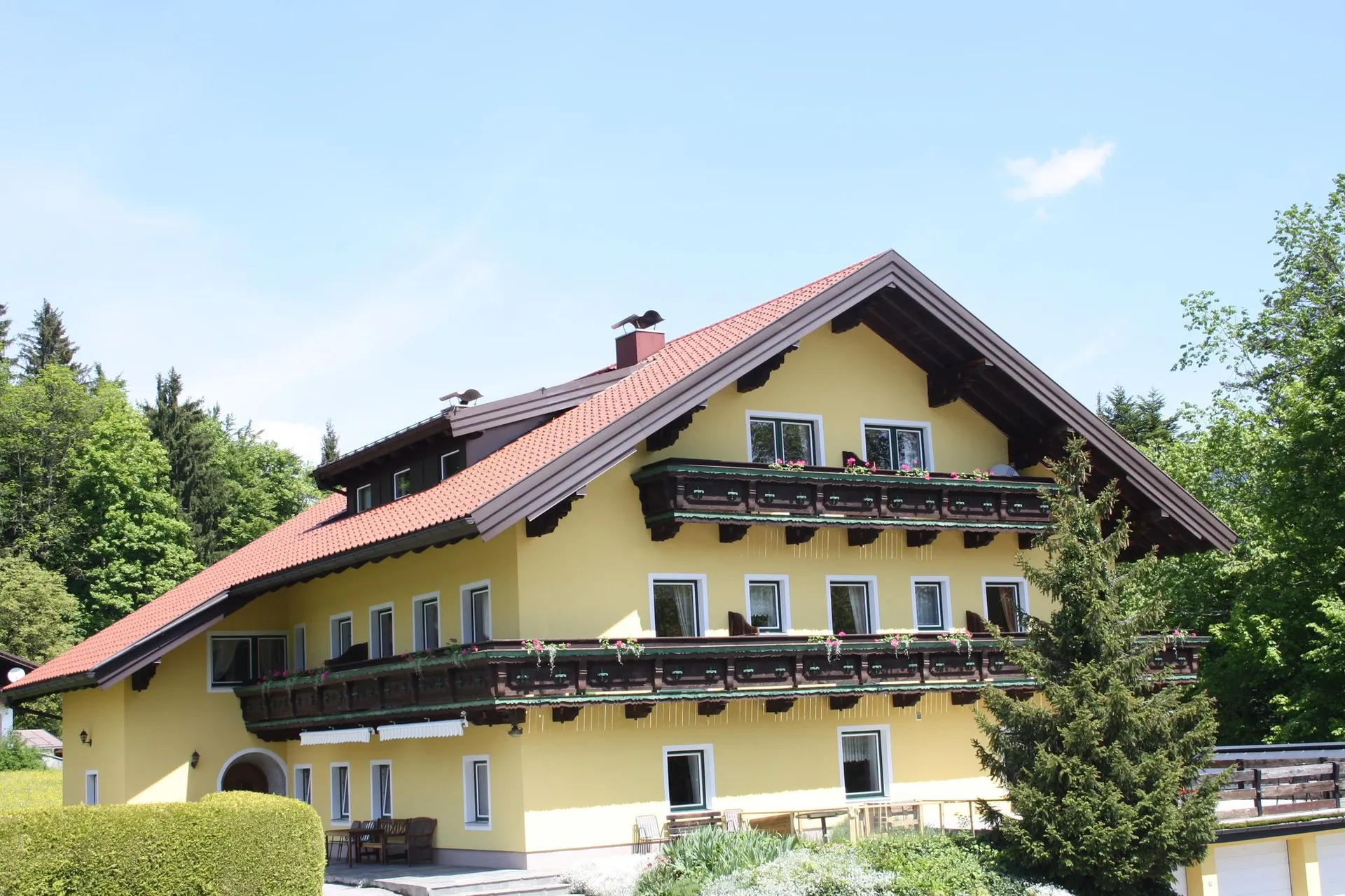 Exterieur vakantiehuis (zomer)