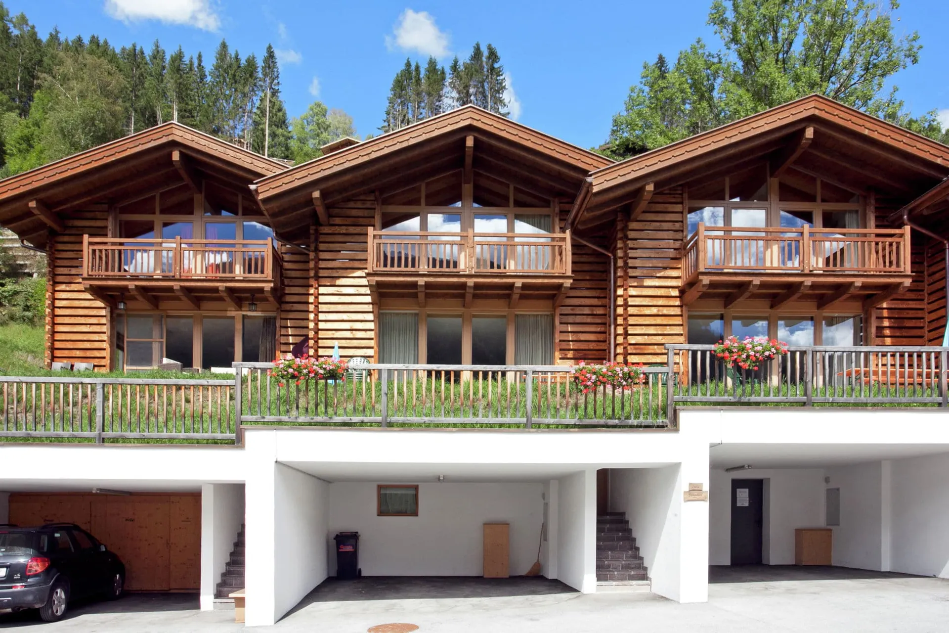 Exterieur vakantiehuis (zomer)