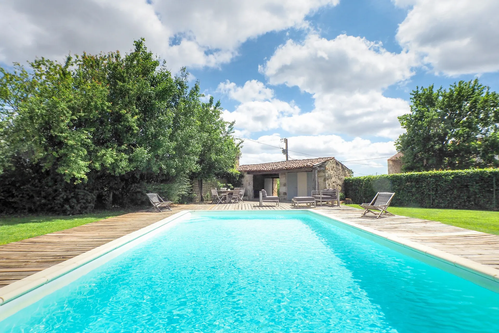 Piscine maison de vacances
