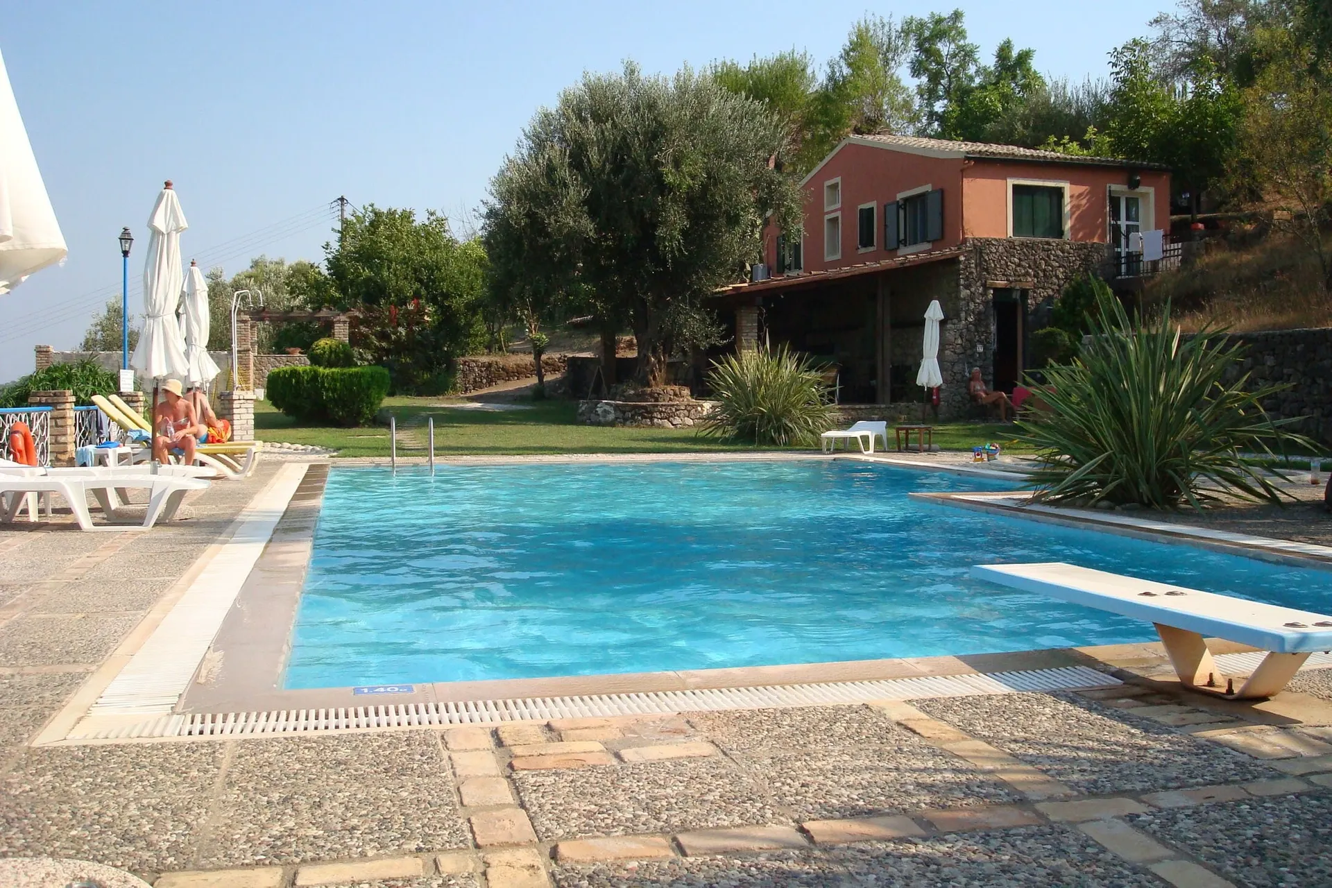 Extérieur maison de vacances (été)