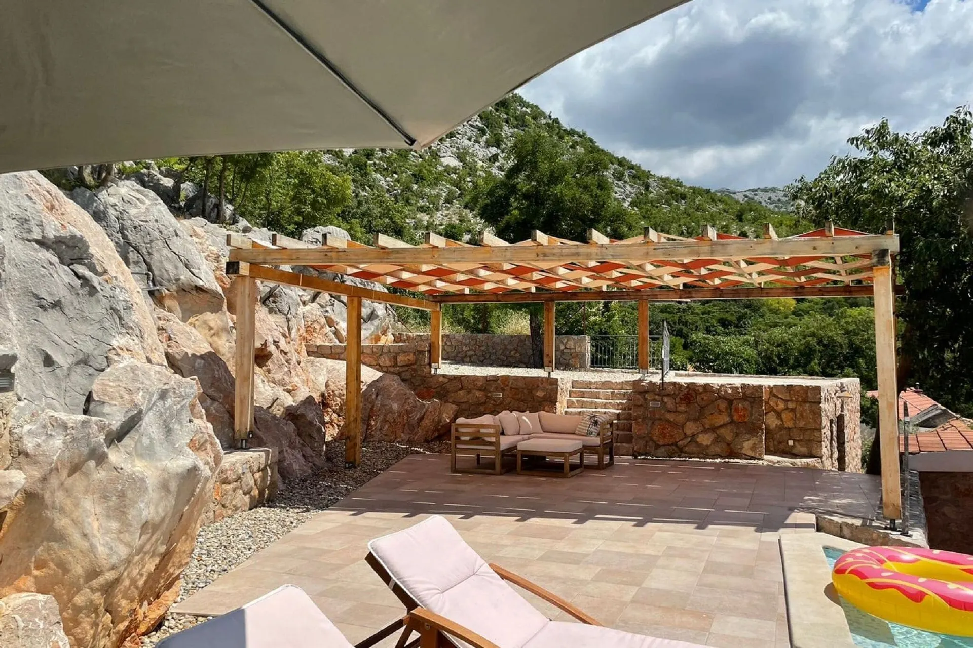 Piscine maison de vacances