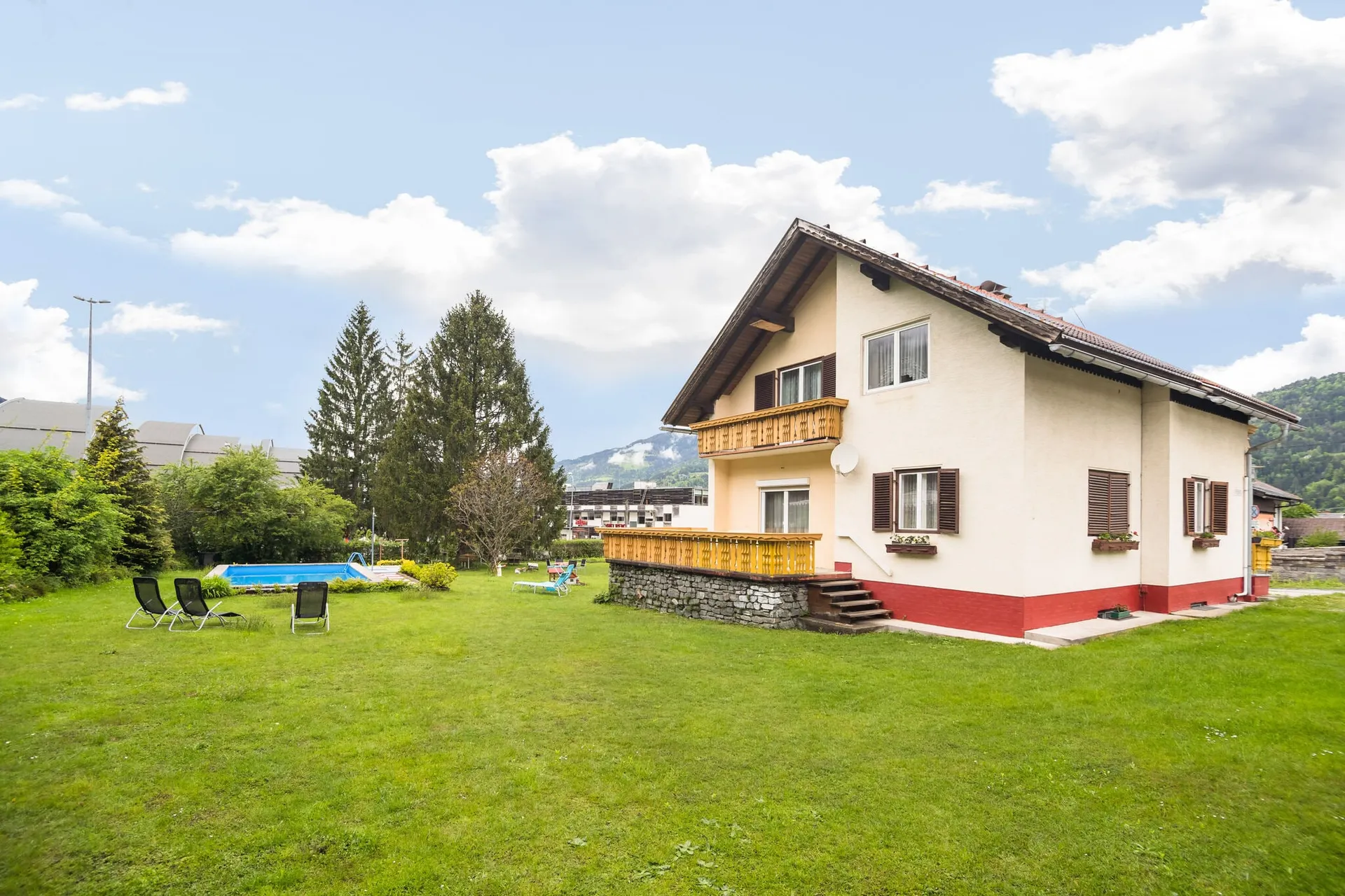Exterieur vakantiehuis (zomer)